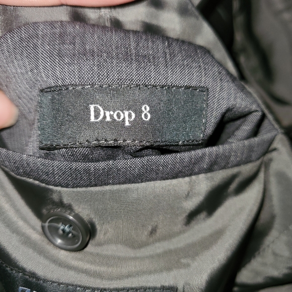 ZZegna "Drop 8" Grey Pencil Striped Suit - Picture 4 of 8